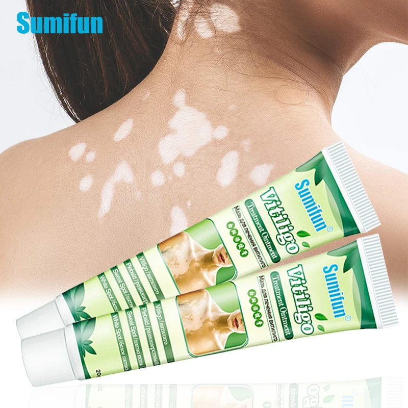 Sumifun 1Pcs Vitiligo Treament Antibacterial Cream Psoriasis Localized Ointment White Spot Mycosis Leukoplakia Plaster | Красота и