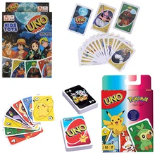 

Uno Anime Pokemon Cards One Piece Card Naruto Card Games Family Funny Entertainment Board Game Fun Poker Playing Cards Gift