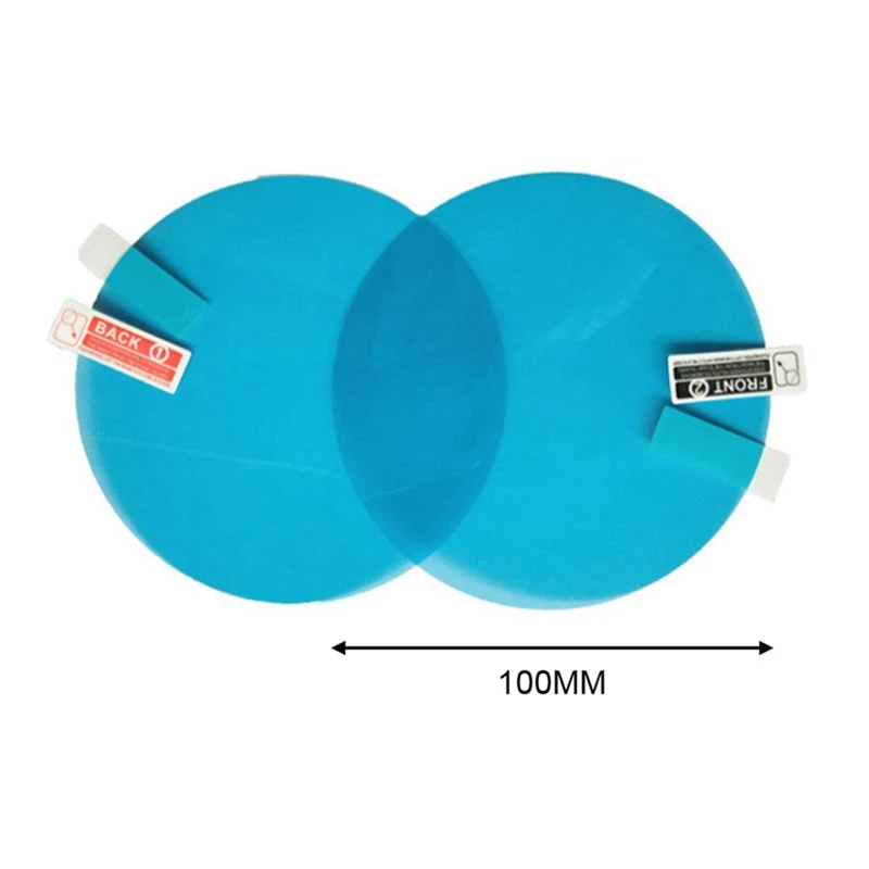 2PCS Car Rear View Mirror Rainproof Film Side Window Rainproof Reversing Full Screen Anti-fog Nano Waterproof Film Accessories - Цвет: A