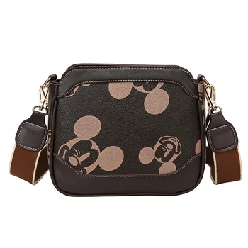 

Disney Mickey mouse shoulder messenger bag Minnie handbag pu lady bag women shopping bag fashion cartoon