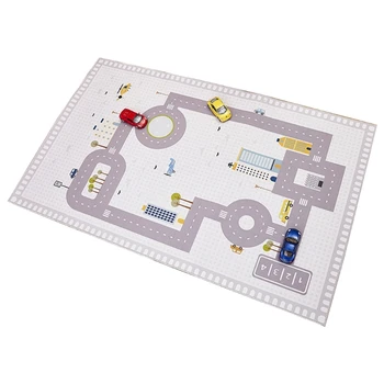 

Children Infants Crawling Blanket Playmat Car City Scene Traffic Highway Map Kids Baby Play Game Mat Educational Toys