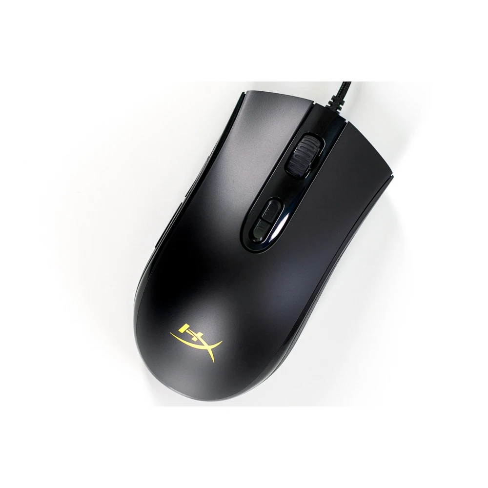 Мышь HyperX Pulsefire Core RGB оптическая Pixart 3327, проводная, 6200 dpi, подсветка RGB, USB, цвет: черный