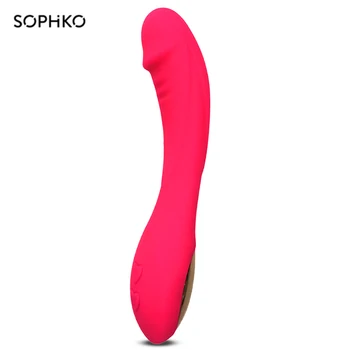 SOPHKO 12 Modes Dildo Vibrator For Women Soft Female Vagina Clitoris Stimulator Massager Masturbator Sex Toys For Couple Adults