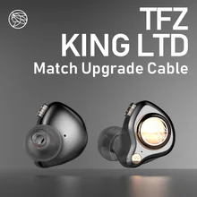 TFZ KING LTD HiFi наушники-вкладыши монитор наушники IEM с двойной магнитной схемой Графен драйвер 2pin0. 78 мм съемный кабель