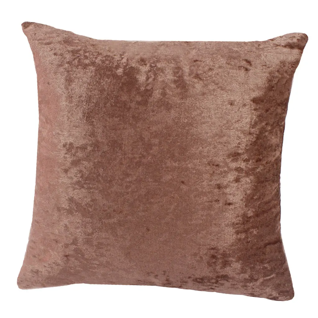 Solid Color Soft Plush Square Pillow Case Sofa Waist Throw Cushion Cover Case for Bedroom Sofa Car Office Decoration