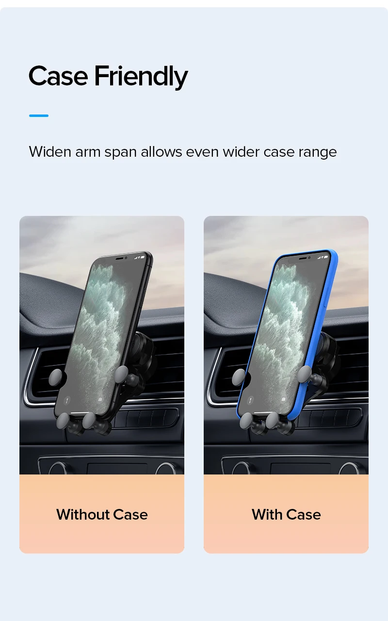 best phone stand GETIHU Gravity Car Phone Holder Universal Air Vent Clip Mount Support GPS Stand For iPhone 12 11 Xiaomi Redmi Huawei Samsung LG phone stand for bike