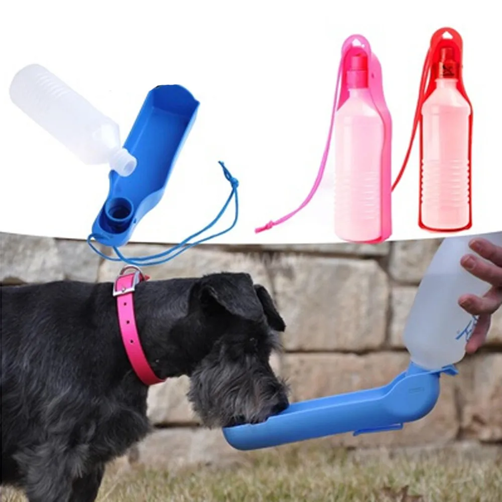 

250ML Dog Water Dispenser Bottle Automatic Water FeederDog Travel Sport Water Bottle Outdoor Feed Drinking Bottle Pet Supply