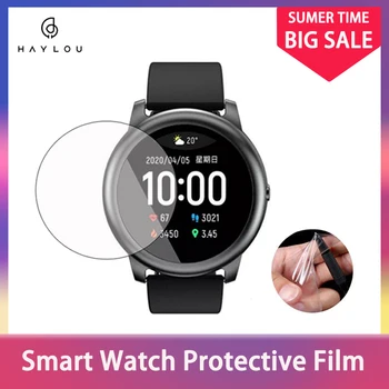 

Protective Film Soft TPU Not Glass For Haylou Solar LS05 Screen Protector Full Coverage HD Clear Film Cover For XiaoMi Watch