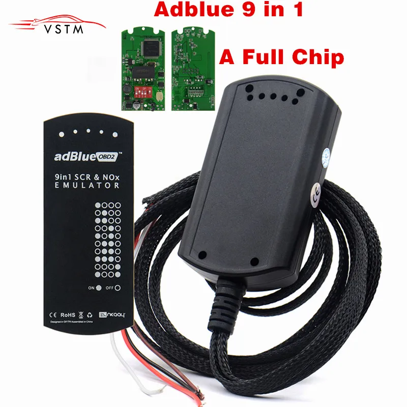 

Hot Sale AdBlue Emulator System Box 9 IN 1 Universal Adblue Emulato For 9 Type Trucks With A+Version Full Chip