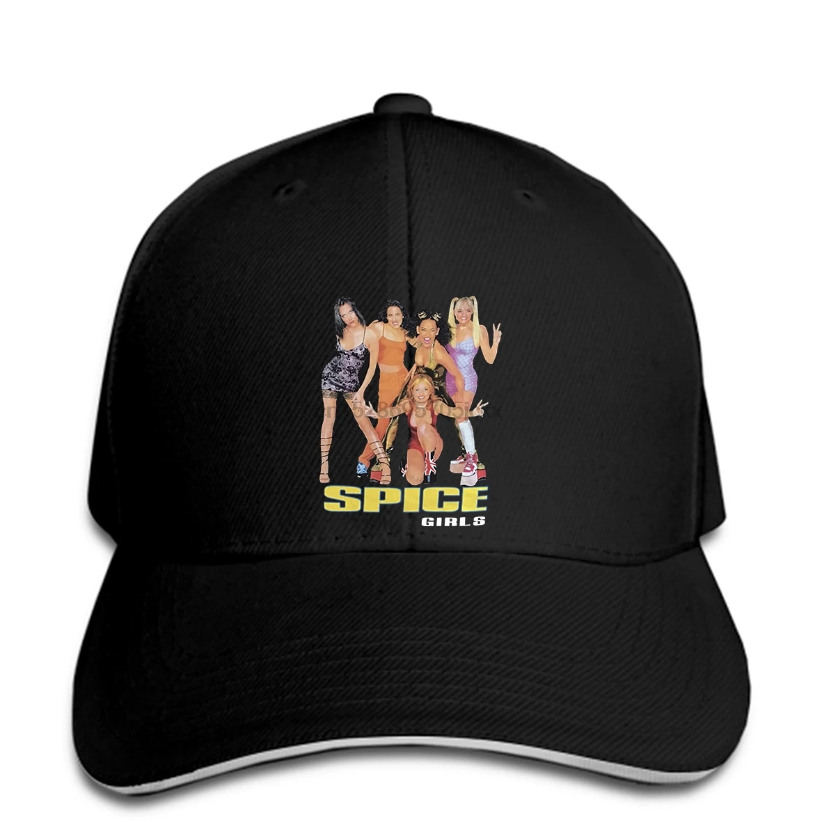Vtg Spice Girls 90s группа snapback hat остроконечная