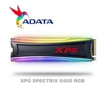 ADATA XPG SPECTRIX S40G RGB PCIe Gen3x4 M.2 2280 512 ГБ 1 ТБ твердотельный накопитель для ноутбука, настольного компьютера, 256G 512G ADATA XPG SPECTRIX S40G RGB PCIe Gen3x4 M.2 2280 512 ГБ 1 ТБ твердотельный накопитель для ноутбука, настольного компьютера, 256G 512G