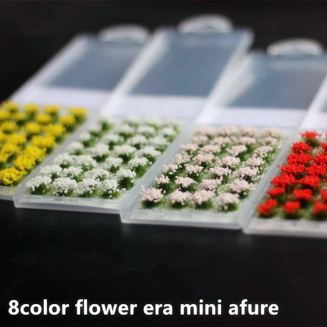 WJDG Model 28 bouquet mounting vegetation simulated grass of scene platform material petal model DIY handmade scene making 2