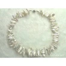 

Artificial farming Real Pearl Necklace Special-Shaped Healing Pipa Pearl Jewelry Pearl Ornament Necklaces