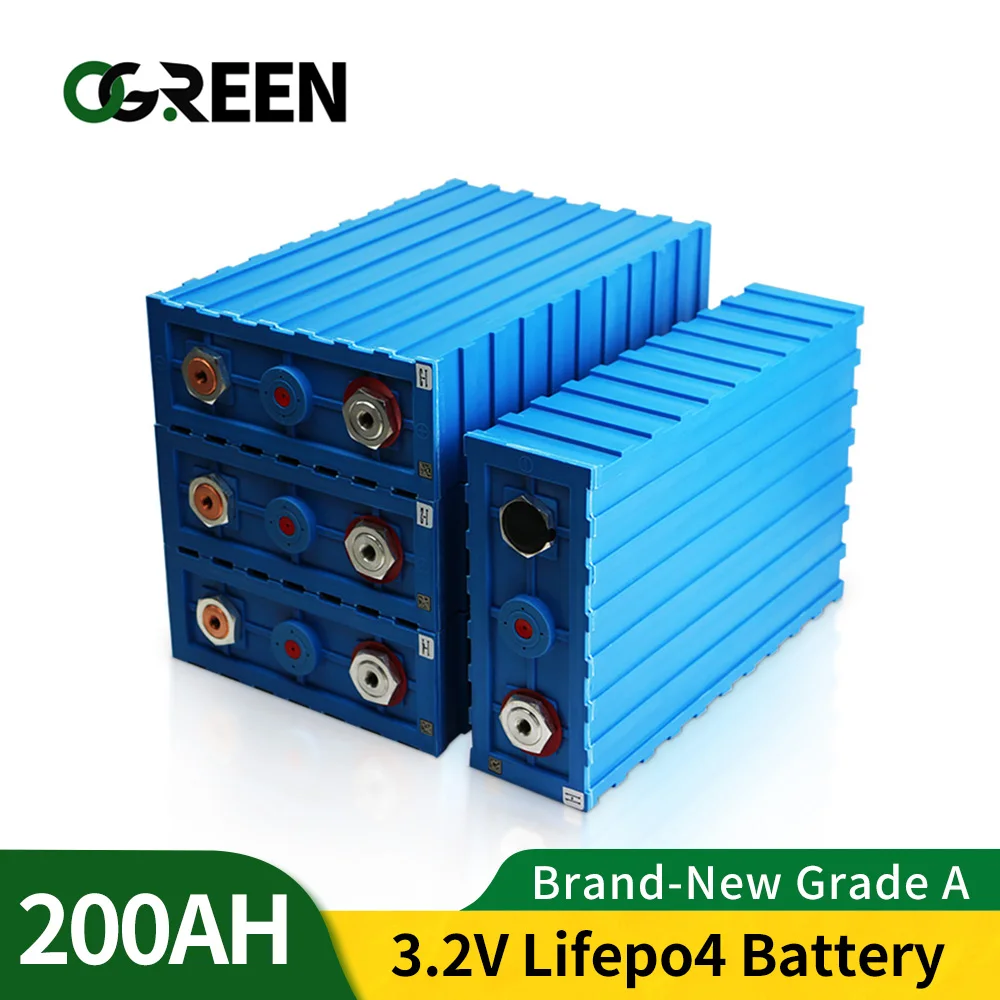 16 шт. аккумуляторы высокой емкости Ogreen CALB 200AH Lifepo4 12 В 24 36 48 | Электроника