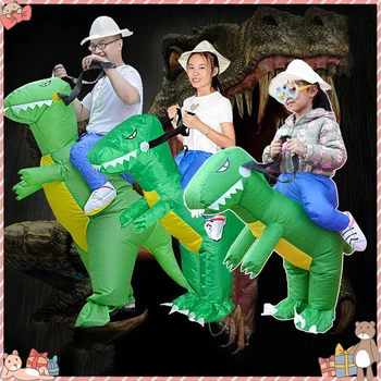 

Toys For Children Adult Inflatable Dinosaur Santa Claus Clothes Fancy Costume Suit Party Toy High Quality Waterproof Polyester