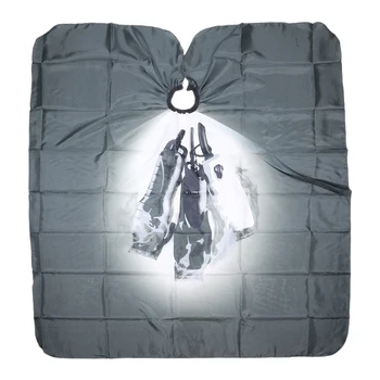 

Gradient Waterproof Haircut Cape Cutting Salon Barber Cape Hairdressing Apron Wrap Gown Tools Barber Apron