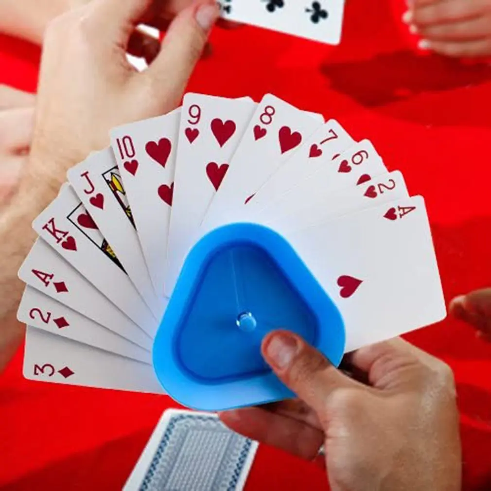 

Triangle Playing Card Holder Playing Card Holders Triangle Shaped Hands-Free Playing Card Holder Board Game