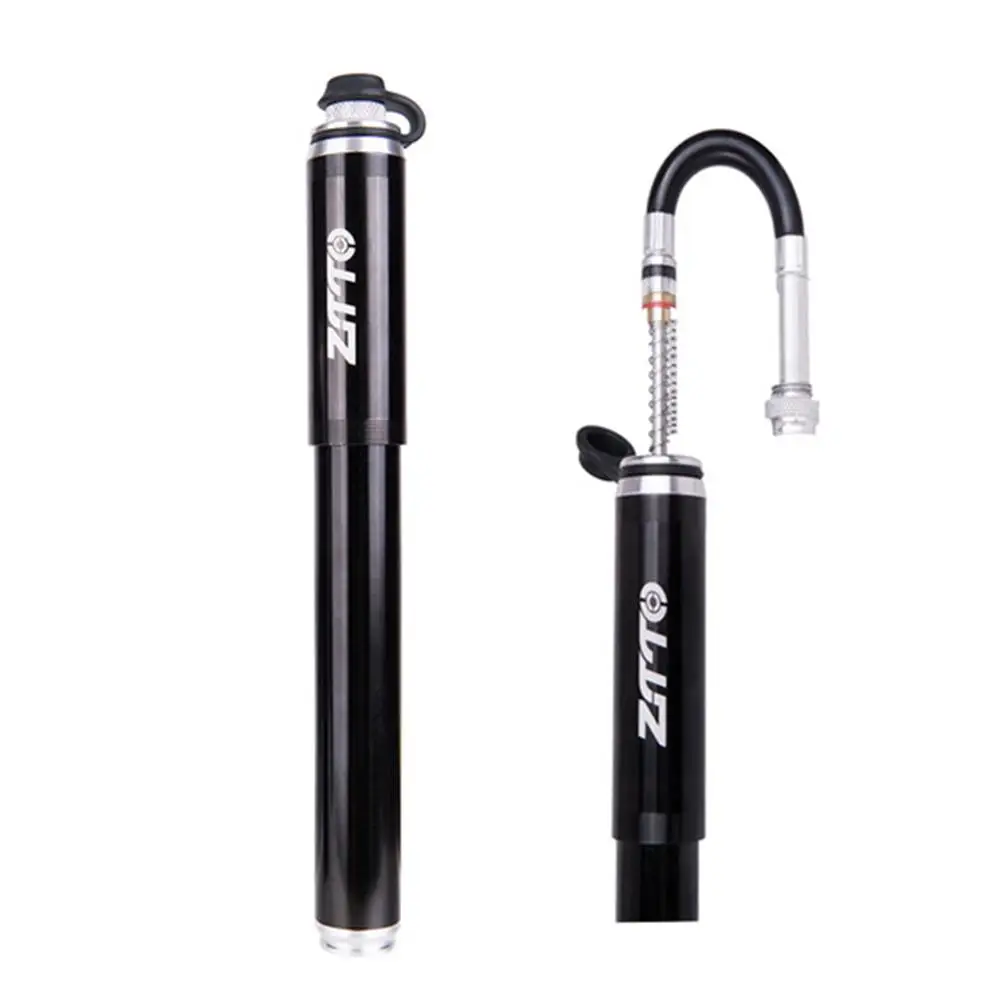 Mini Portable Bicycle Pump Bicycle Accessory Aluminum Alloy Tire Air Inflator Pump for Mountain Bike Bicycle Basketball Football