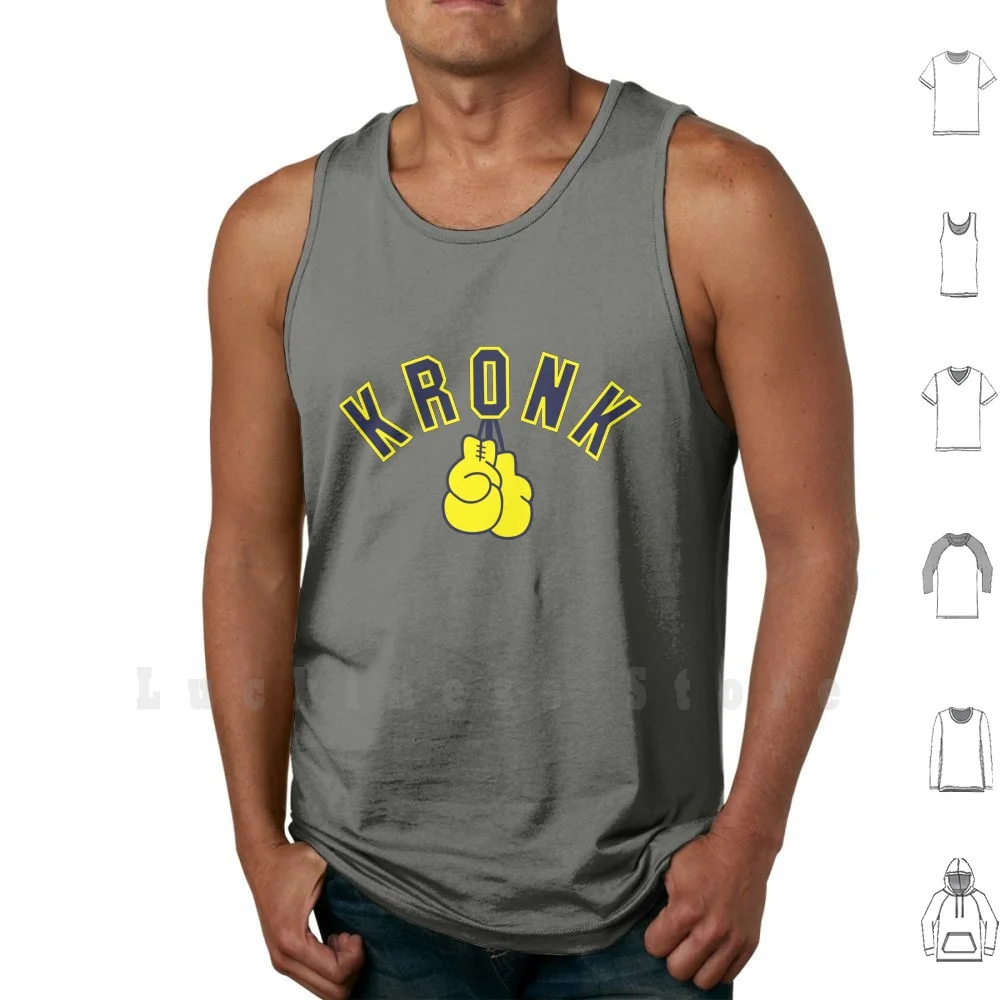 Kronk Gym Shirt Kronk Boxing Gym Gloves Detroit Tank Tops Vest 100% Cotton Kronk Gym Boxer Detroit Boxing Match Boxer Player - Tank Tops