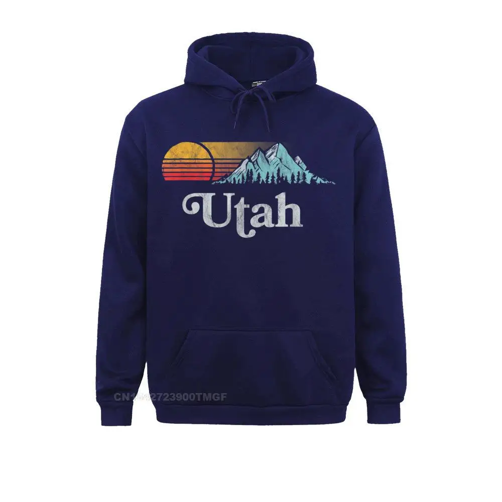 Brand Youth Sweatshirts Utah Vintage Mountain Sunset Eighties Retro Graphic T-Shirt__B7684 Normal Hoodies Summer Sportswears Long Sleeve Utah Vintage Mountain Sunset Eighties Retro Graphic T-Shirt__B7684navy