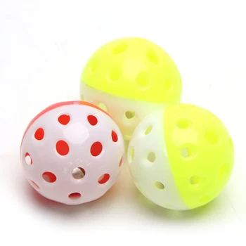 

Pet Parrot Toy Bird Hollow Bell Ball For Parakeet Cockatiel Chew Fun Cage Toys