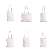 NoEnName_Null Большая вместительная Холщовая Сумка на плечо Повседневная сумка для покупок