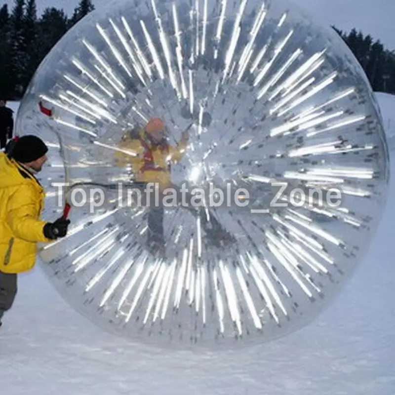 3M Dia Lighting Inflatable Zorb Ball Human size Hamster Ball For People Inside Inflatable