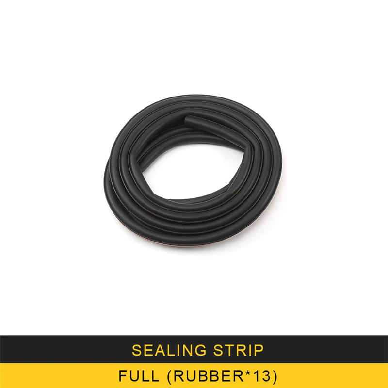 Sealing Strip-full Carманго автомобильный резиновый уплотнитель на клейкой основе Звукоизоляционная отделка края наклейка уплотнительная прокладка двери для Toyota Land Cruiser 200 - Название цвета: Sealing Strip-full