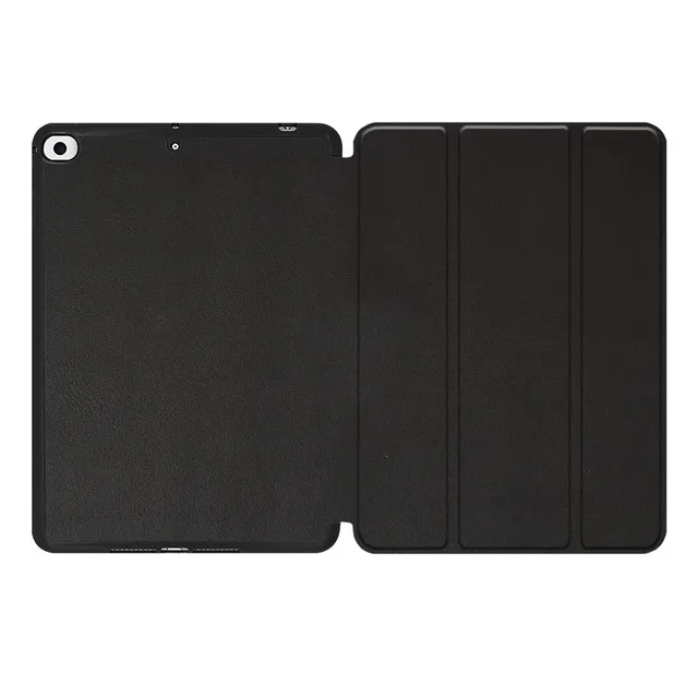 Чехол для планшета MTT, для iPad Mini 5, 7,9 дюймов, ТПУ, мягкая задняя крышка из искусственной кожи, флип, умный чехол для iPad Mini 4 7,9, с держателем для карандашей, funda - Цвет: Black-TPU