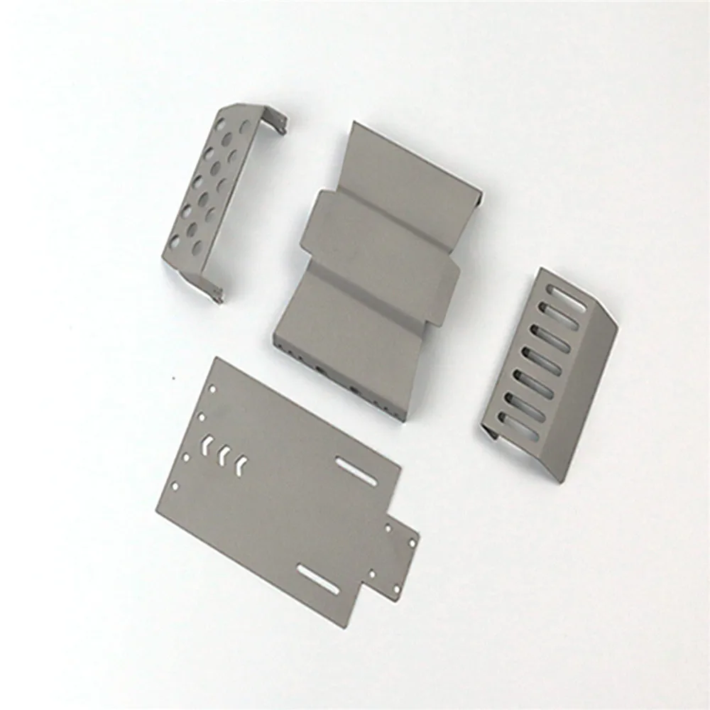 

Stainless Steel Chassis Armor Protection Skid Plate Rear Front Guard for 1:10 Redcat GEN8 Scout II RC Crawler Car Parts