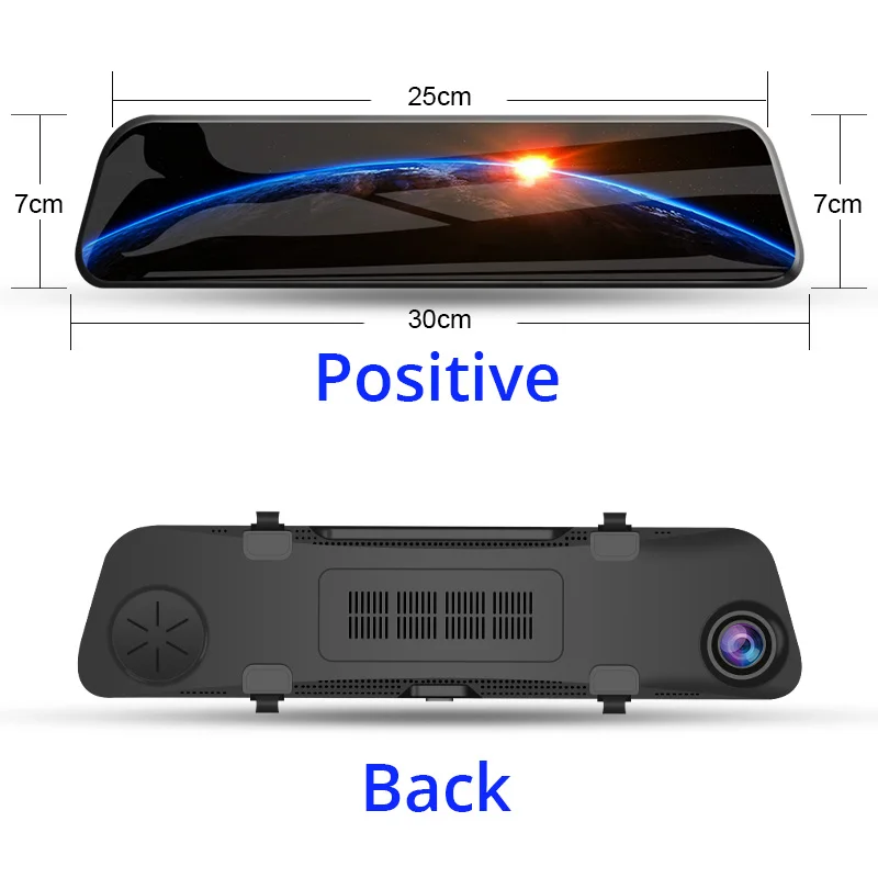 E-ACE D14 Автомобильный видеорегистратор 12 дюймов 4G Android зеркало заднего вида gps навигационное Зеркало Dvr Автомобильная камера видеорегистратор FHD 1080P Авто Регистратор