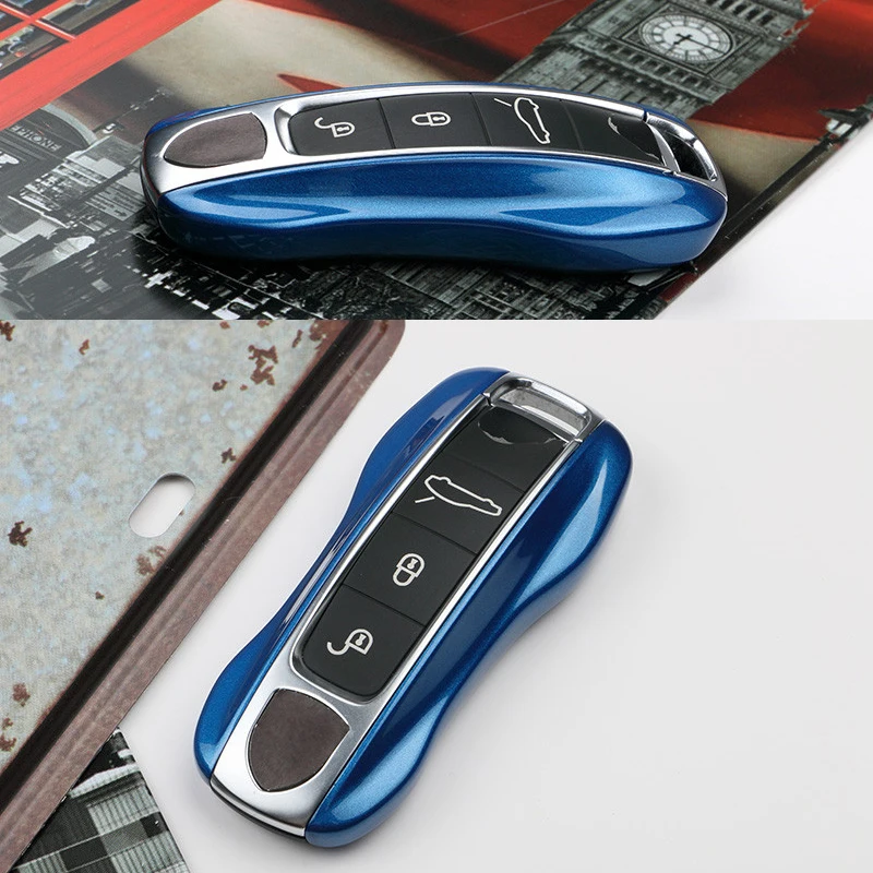 Car Key Shell For Porsche Panamera 17+ Cayenne Remote Fob Key Case Cover ABS