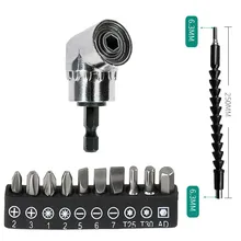 

105 Degree Screwdriver Set Adjustable Right Angle Driver Screwdriver Tools Set Wrench Hex Shank For Power Drill Hand Tool Part