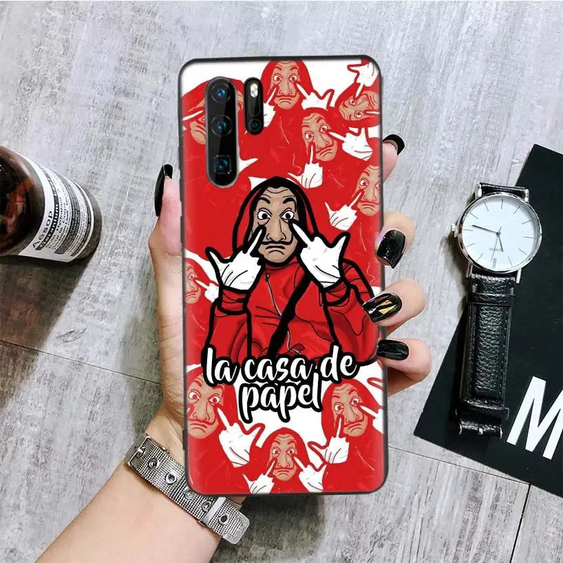 Черный чехол для huawei mate 30 20 10 P30 P20 P10 Pro Lite P Smart Z роскошный Coque Shell