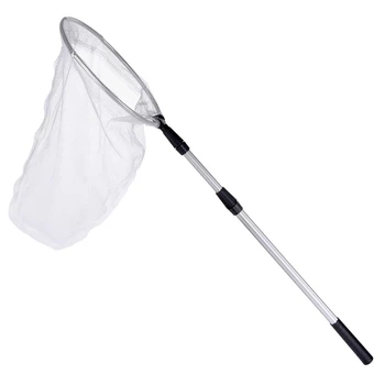 

Hot-Bug Net Butterfly Catching Net Fish Nylon Net with Telescopic Handle for Adults & Kids,Extendible From 37 Inch To 68 Inch.