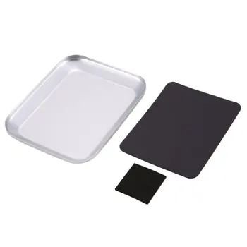 

2019 Magnetic Aluminum Alloy Tray Mounting Screws RC car boat plane drone Screw Repair Tray plate Disk Model crawler Tool