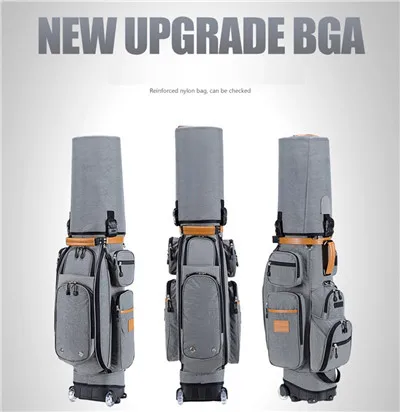 Дорожная сумка для гольфа подставка для дисков Caddy Airbag авиационная сумка для гольфа большой емкости для гольфа посылка для гольфа D0644 - Цвет: Светло-серый