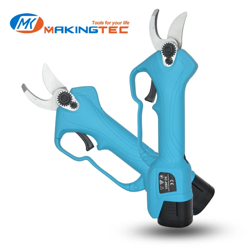 

MAKINGTEC Electric Pruning Shear Cordless Lithium-ion Shear Garden Cordless Branch Scissor Tree Bonsai Fruit Pruner Pruning Tool