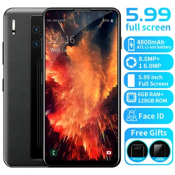 

6.2 Inch Full Screen Mate32 Smartphone Cortex Machine 8core+256GB 8+16MP 4800mAh Large-screen Global Version Cell Phone