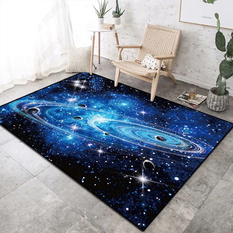 Muf Evenement scheidsrechter Moderne Creatieve Sterrenhemel Tapijt Mooie Universe Karpetten Woonkamer  Tafel Slaapkamer Nachtkastje Kinderkamer Tapijten Thuis Decoratieve|Tapijt|  - AliExpress