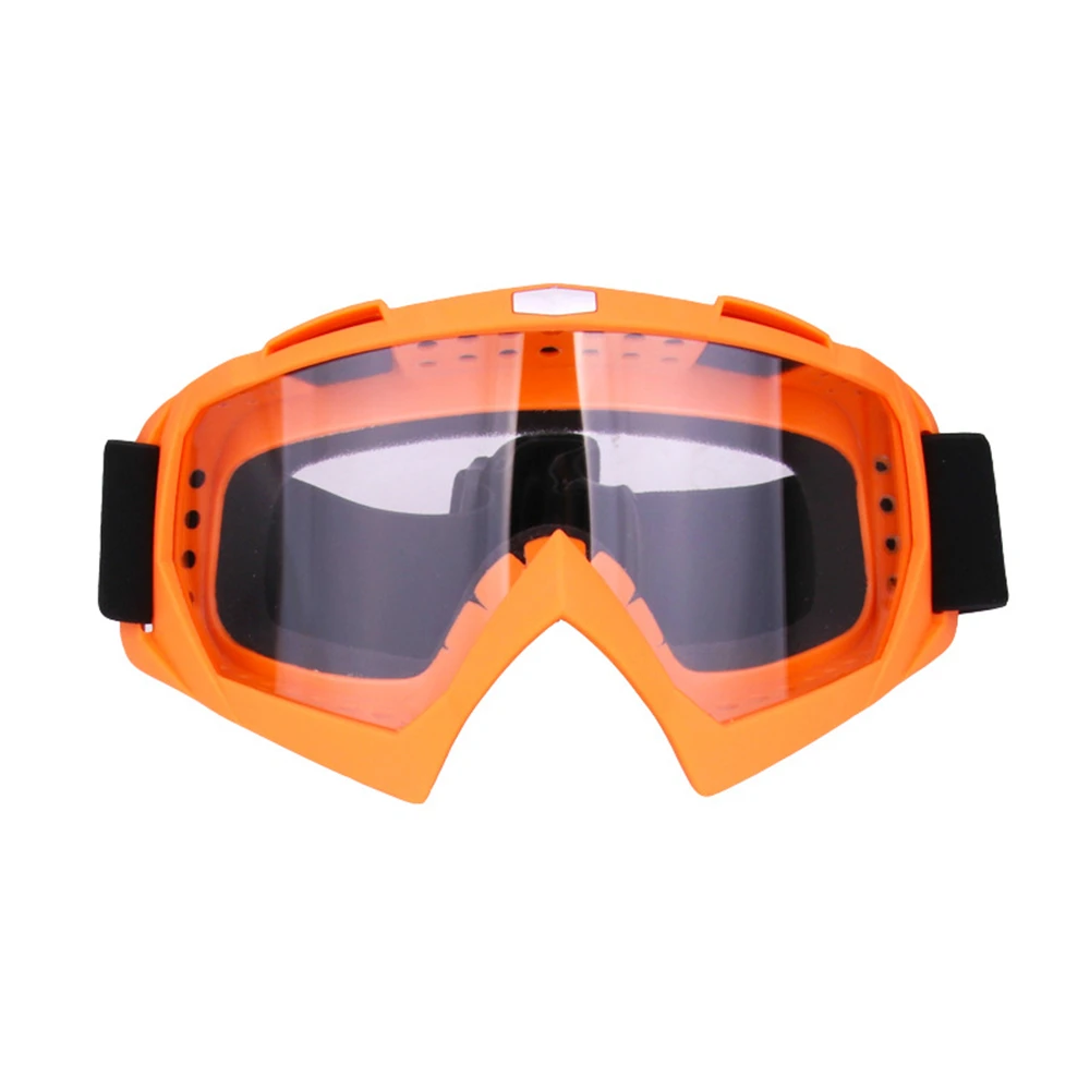 Очки для катания на лыжах и Для мужчин Для женщин очки для катания на сноуборде UV400 защиты Лыжный Спорт очки с защитой от ветра снега Лыжный Спорт очки для взрослых Анти-туман Лыжная маска - Цвет: Orange-Transparent