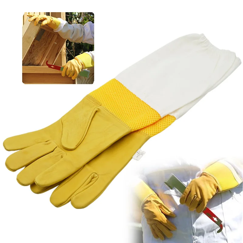 Practical Bee Tools Protective Gloves Protective Sleeves Beekeeping Gloves HO3 