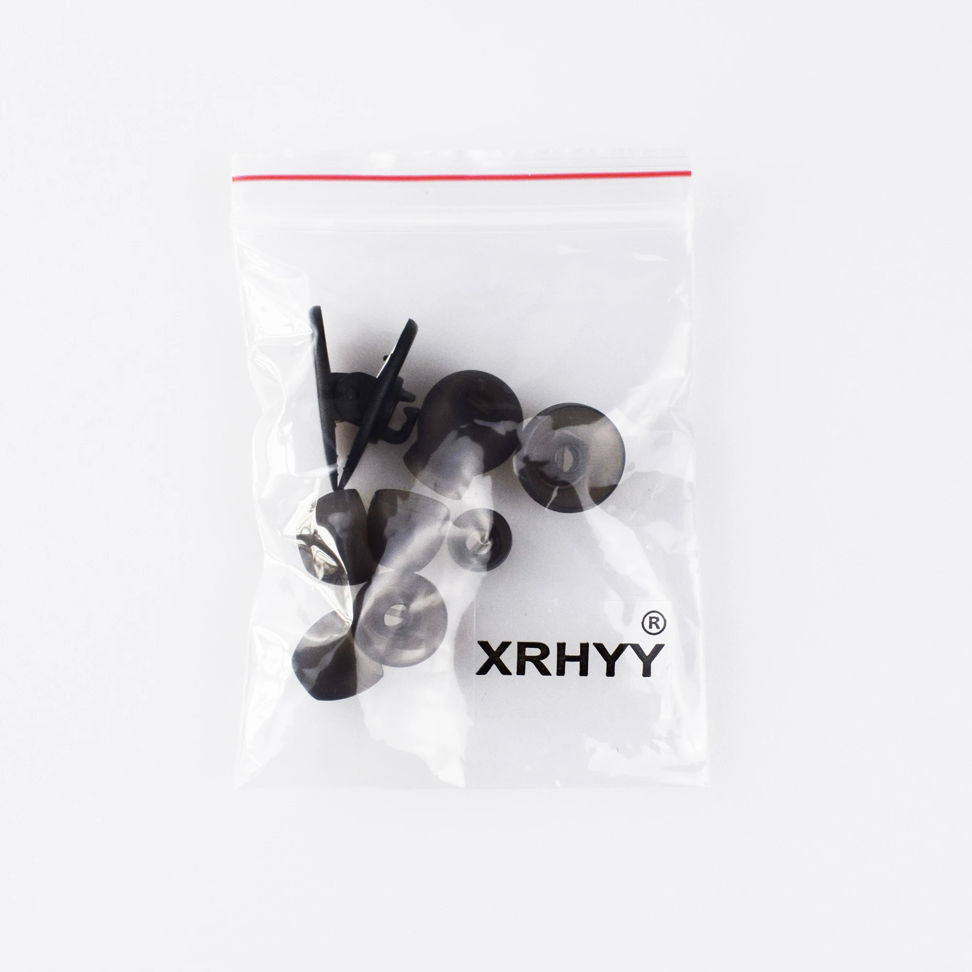 XRHYY 8 Pair Gray XS/S/M/L Soft Silicone Replacement Ear Tip Ear Adapters For Sennheiser Momentum HD1 In-Ear Earbud Ear Adapters