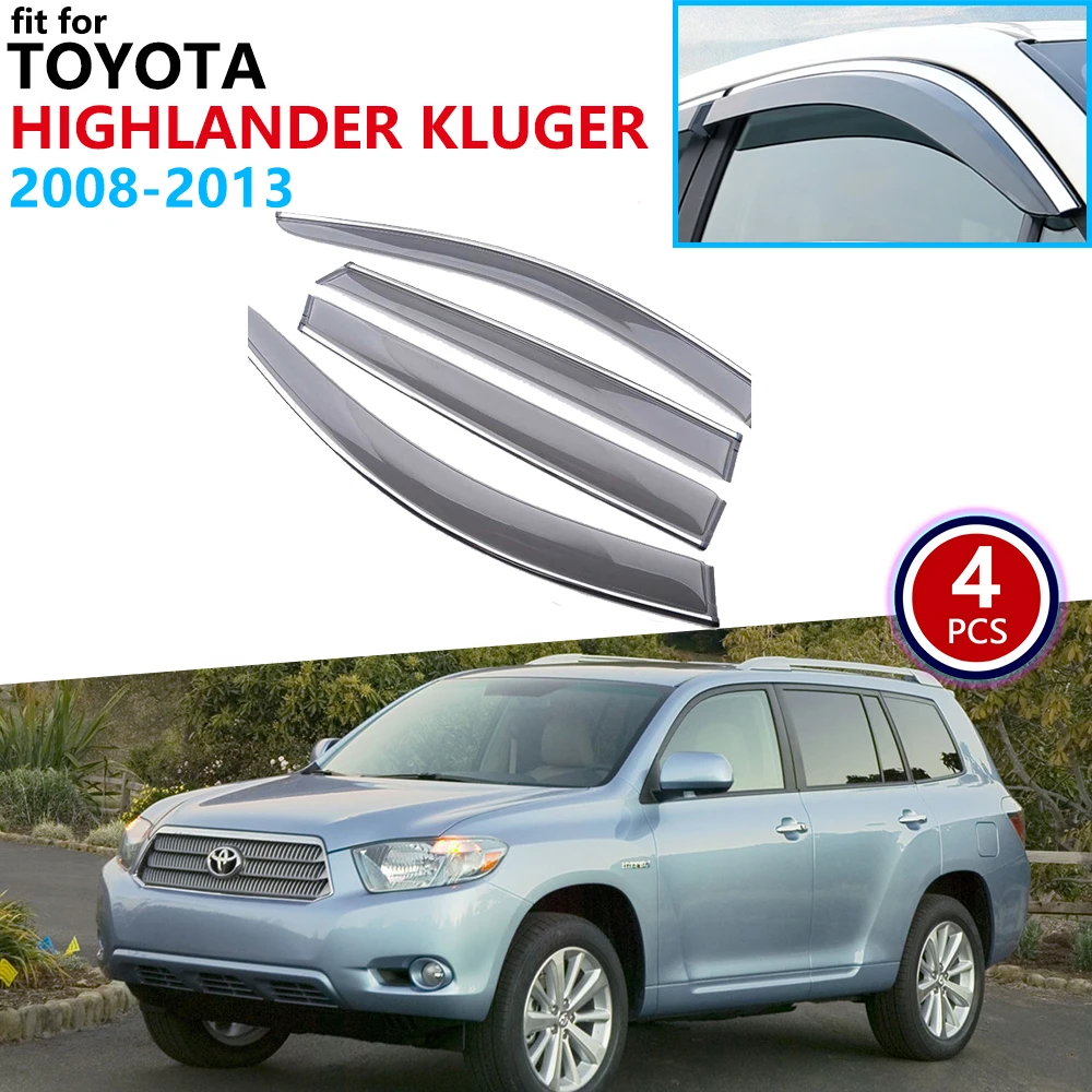 Для Toyota Highlander Kluger XU40 2008 ~ 2013 оконный козырек вентиляционные тенты защита от дождя