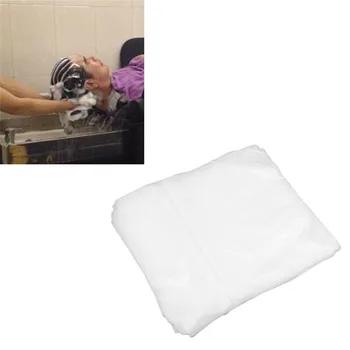 

Transparent Waterproof Film Water Adhesive Tape Disposable Shampoo Pad For Barber Salon Or Hair Dye Oil Scarf Cloth 100 pcs/Bag