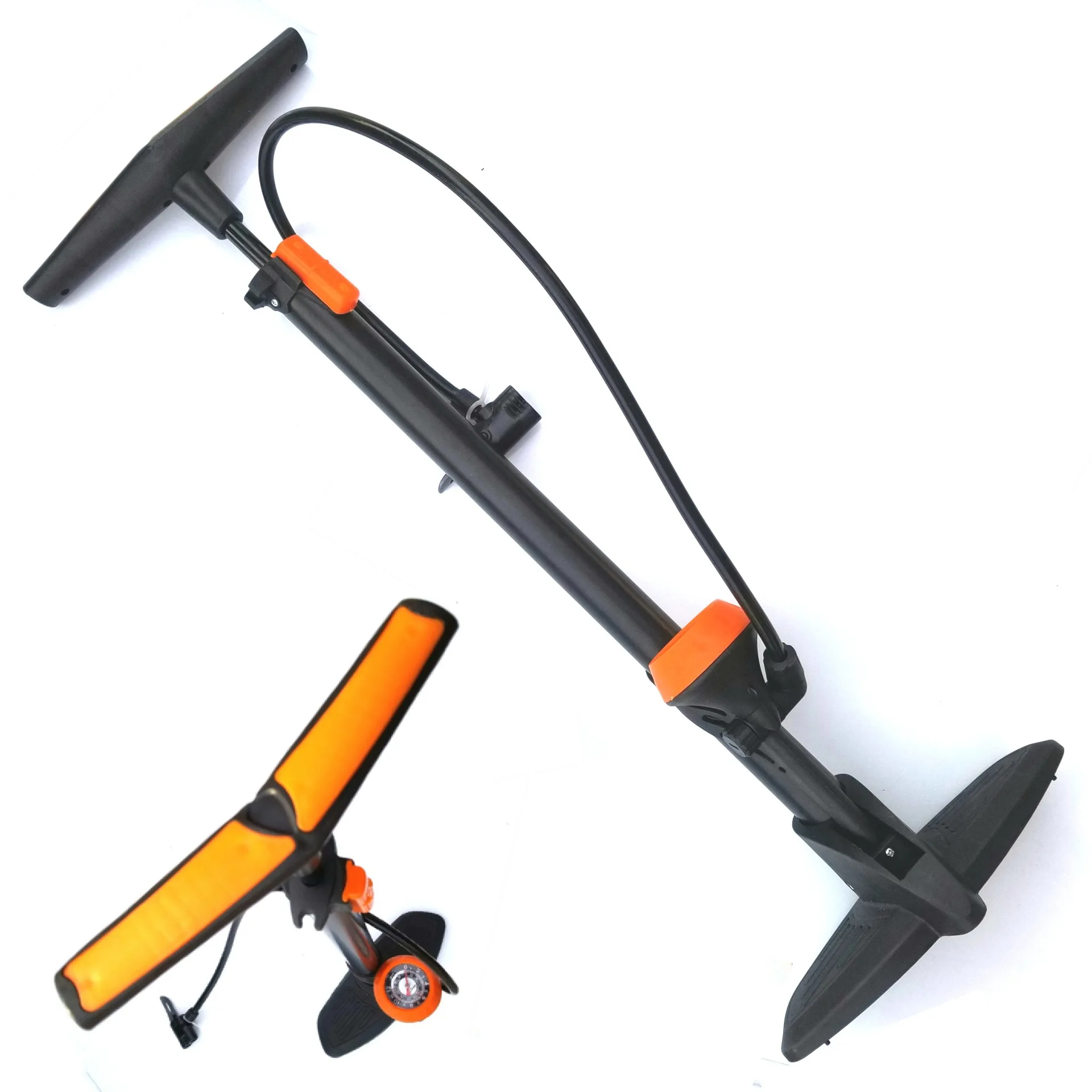 

Steel Pipe High Pressure Tire Pump Pneumatic Barrel E-Bike Motorcycle Pon Stick Daily Use the Department Store Hardware Goods 35