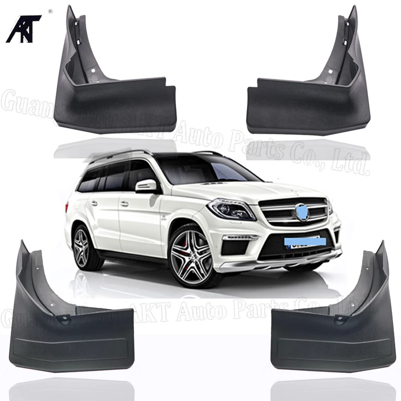 Брызговики для Mercedes GL Class Benz X166 2012 2015 GL350 GL450 GL500 GL550 черные передние и