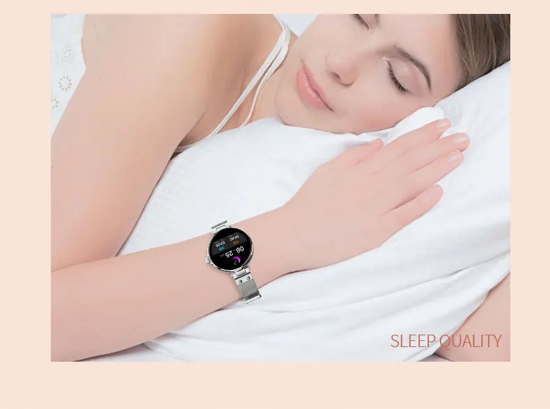 Pulseira de Esportes de Temperatura Corporal à Prova Ultra-fino Moda Feminina Relógios Inteligentes Dip68 Água Ip68 Faixas Freqüência Cardíaca Pressão Arterial r6 13 Ultra-fino moda feminina relógios inteligentes pulseira de