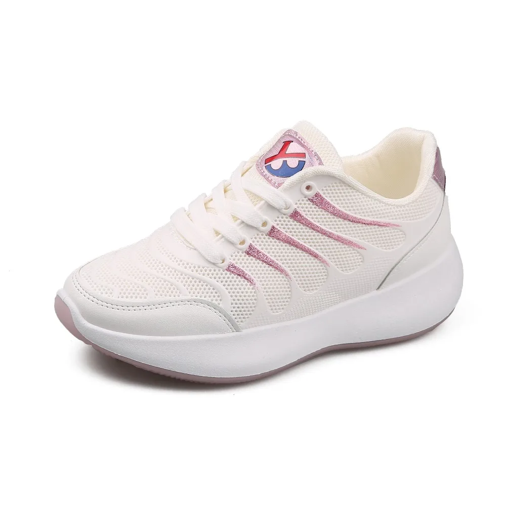 air breathable women shoes spring summer ladies sneakers korean female height increasing moccasins lady mesh vulcanized shoes  (24)