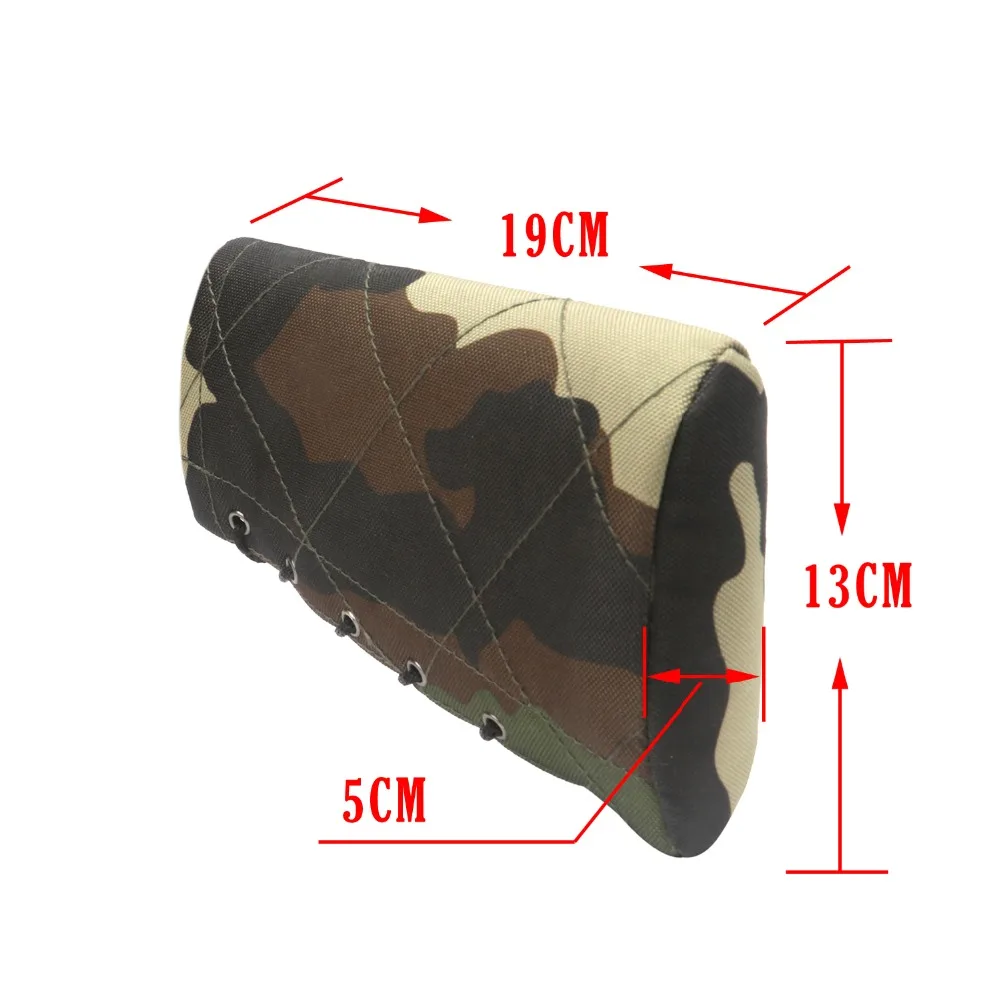 Tourbon охотничий откатный коврик нескользящий винтовочный приклад для дробовика щека отдых Губка протектор Камо нейлон Регулируемый пистолет аксессуары